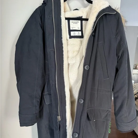 Abercrombie & Fitch women’s parka winter coat - Picture 6 of 9